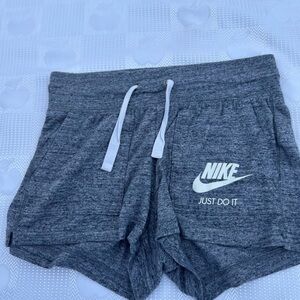 Nike Women's Athletic Shorts in Heather Gray